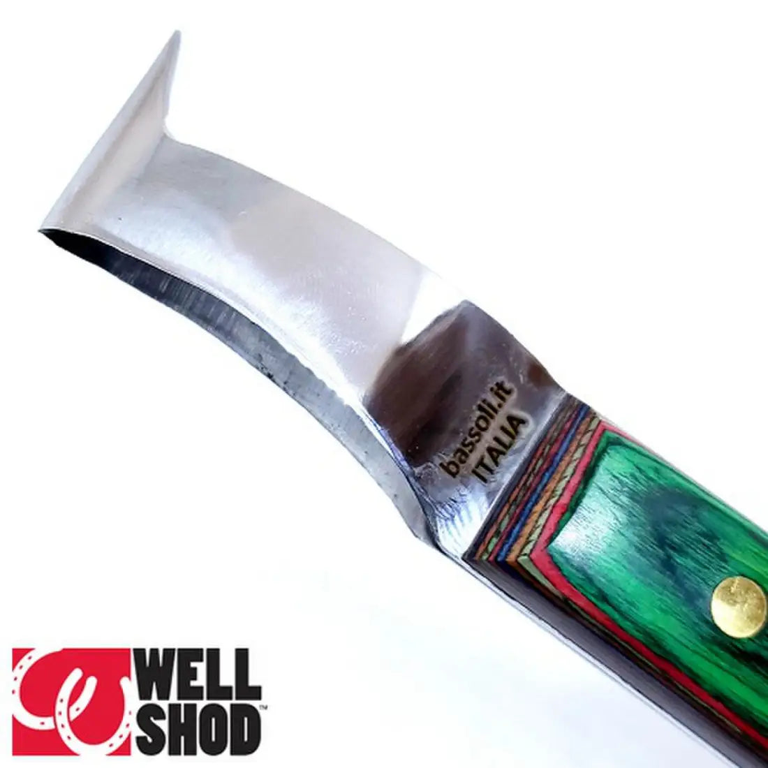 Bassoli Ottavia Loop Blade with Pick Hoof Knife Farrier
