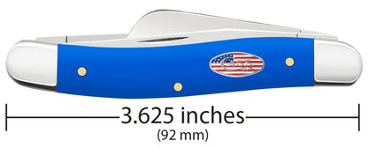 Case XX Smooth Royal Blue Synthetic Medium Stockman Knife