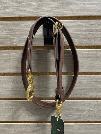 Berlin Biothane Tie Down Strap 1’’ Brown Tiedown/Cavesson