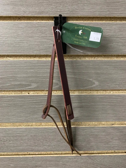 Berlin Replacement Waterloop Ends for Reins - Dark Oil 1/2’’ Leather Repair