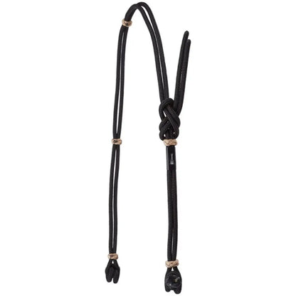 Berlin Rope Headstall Slit Ear Headstall / Black Headstall
