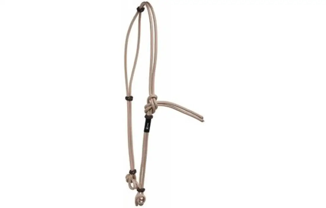 Berlin Rope Headstall Slit Ear Headstall / Tan Headstall