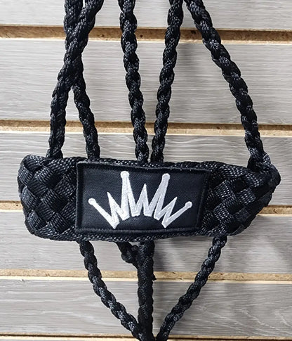 Best Ever Mule Tape Halter with 8.5’ Lead Black Halter