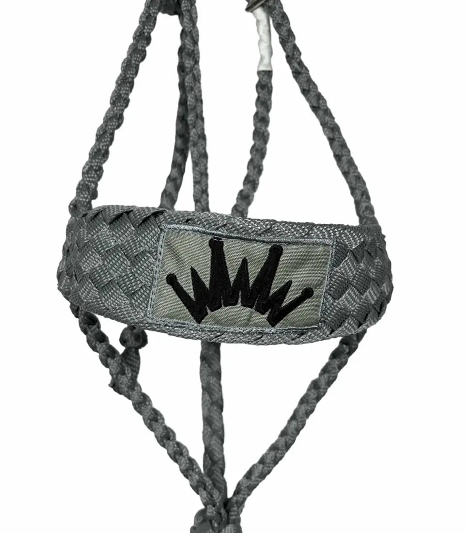 Best Ever Mule Tape Halter with 8.5’ Lead Gray Halter