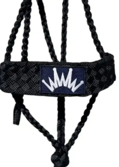Best Ever Mule Tape Halter with 8.5’ Lead Navy Halter
