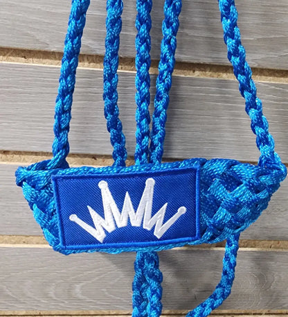 Best Ever Mule Tape Halter with 8.5’ Lead Turquoise Halter