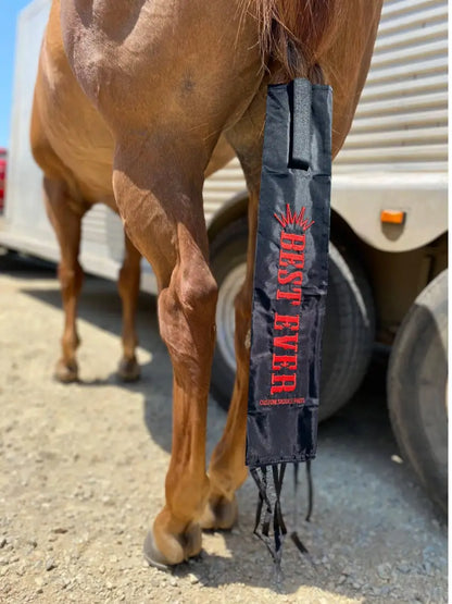 Best Ever Velcro Tail Bag Black Red Tail Bag