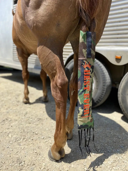 Best Ever Velcro Tail Bag Camo Green Tail Bag