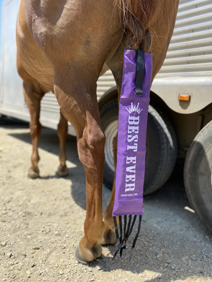 Best Ever Velcro Tail Bag Purple Magenta Tail Bag
