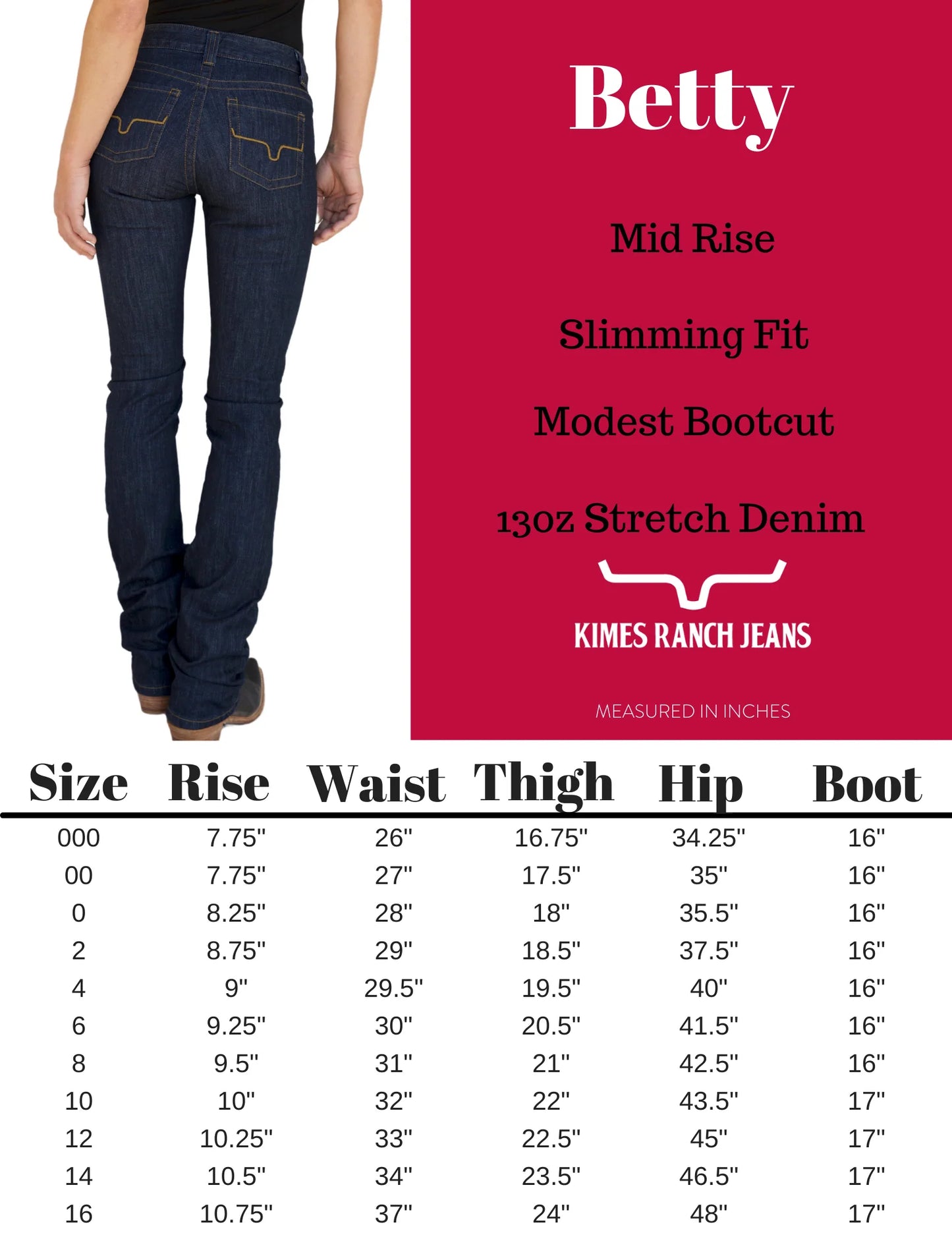 Kimes Ranch Women's Betty Dark Indigo Jean