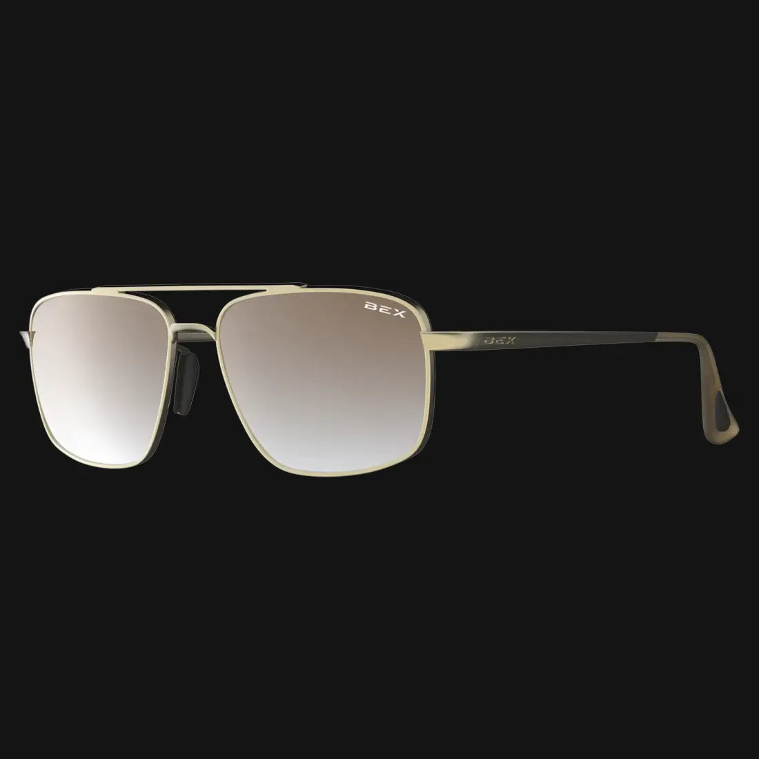 BEX Accel Sunglasses Gold / Brown / Silver Sunglasses