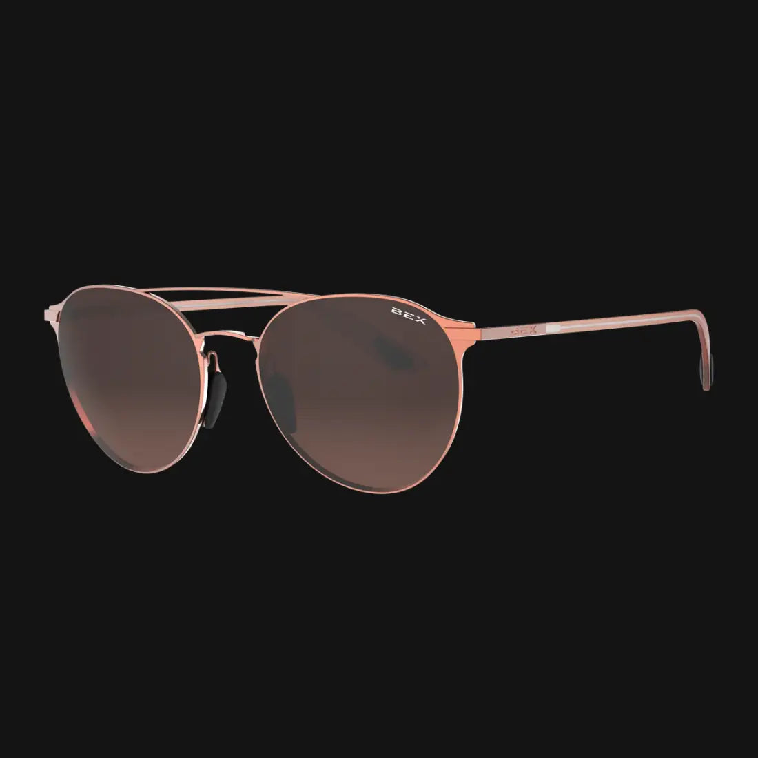 BEX Demi OTG Sunglasses Rose Gold/Brown Sunglasses