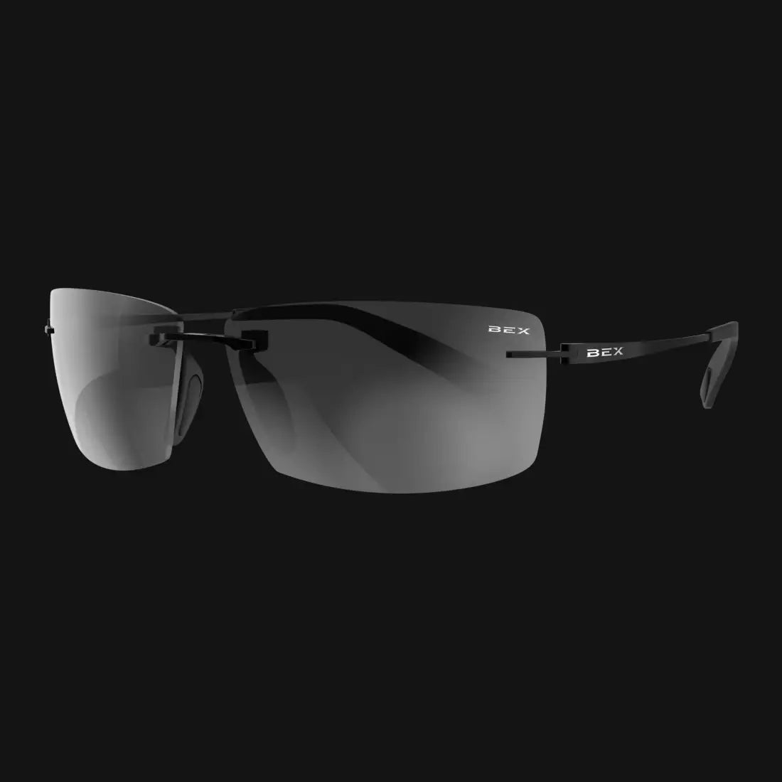 BEX Fynnland XL OTG Sunglasses Black/Gray/Silver Sunglasses
