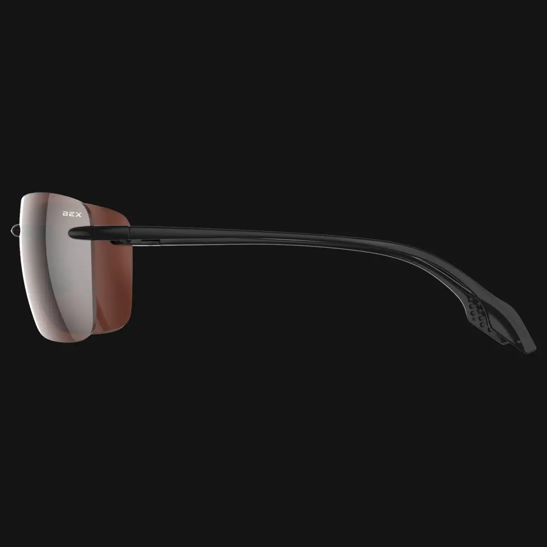 BEX Jaxyn XL Sunglasses Black/Brown Sunglasses