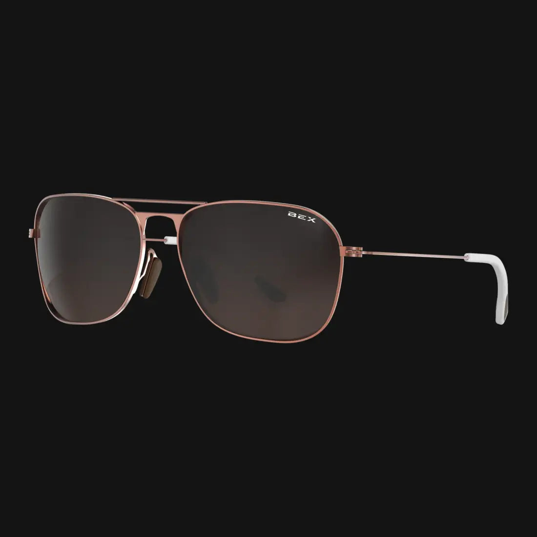 BEX Ranger OTG Sunglasses Rose Gold/Brown Sunglasses