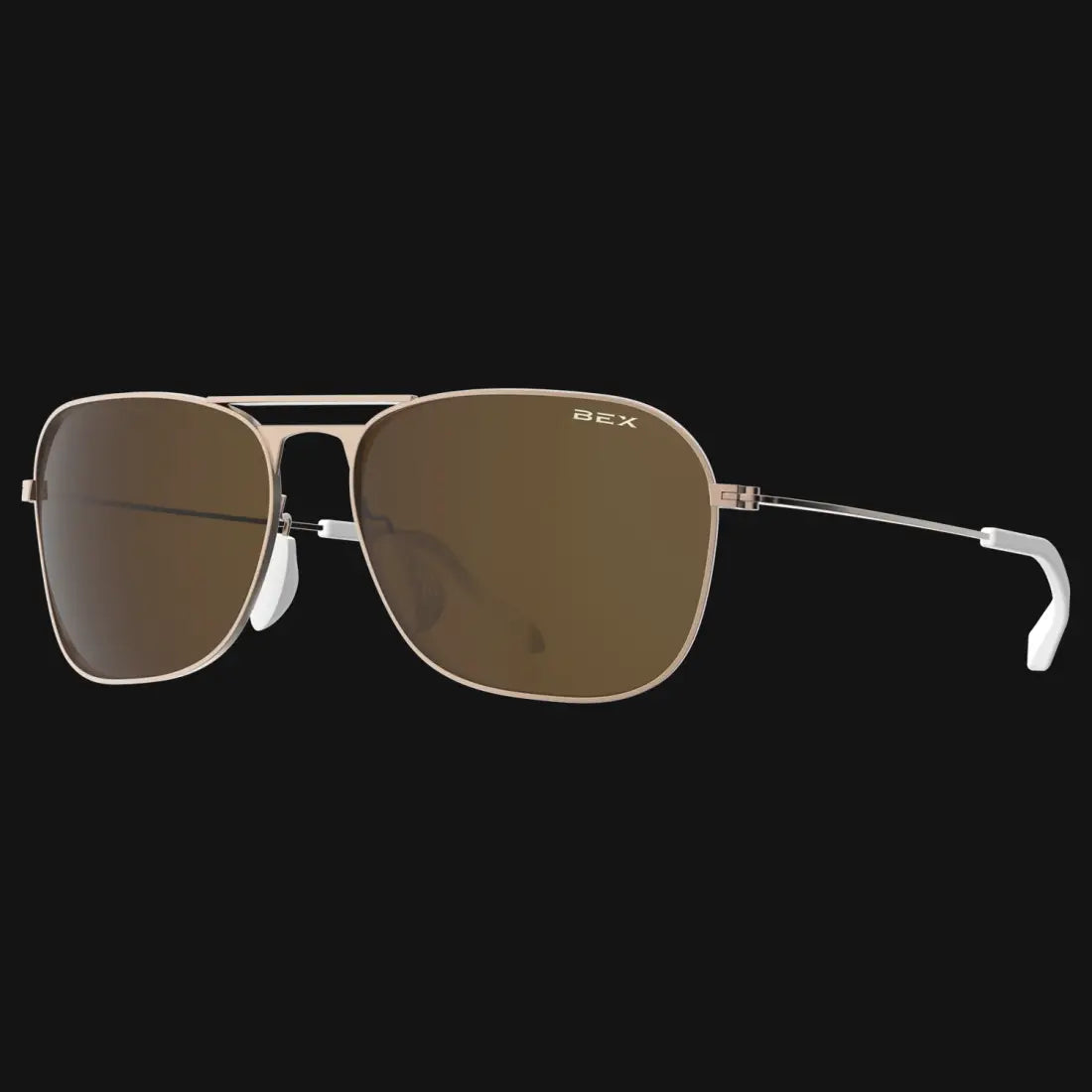 BEX Ranger Sunglasses Rose Gold/Brown Sunglasses
