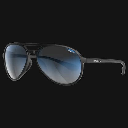 BEX Wesley Lite Sunglasses Black / Gray / Blue Silver Sunglasses