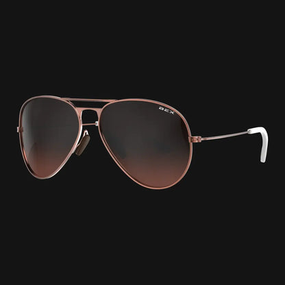 BEX Wesley OTG Sunglasses Rose Gold/Brown Sunglasses