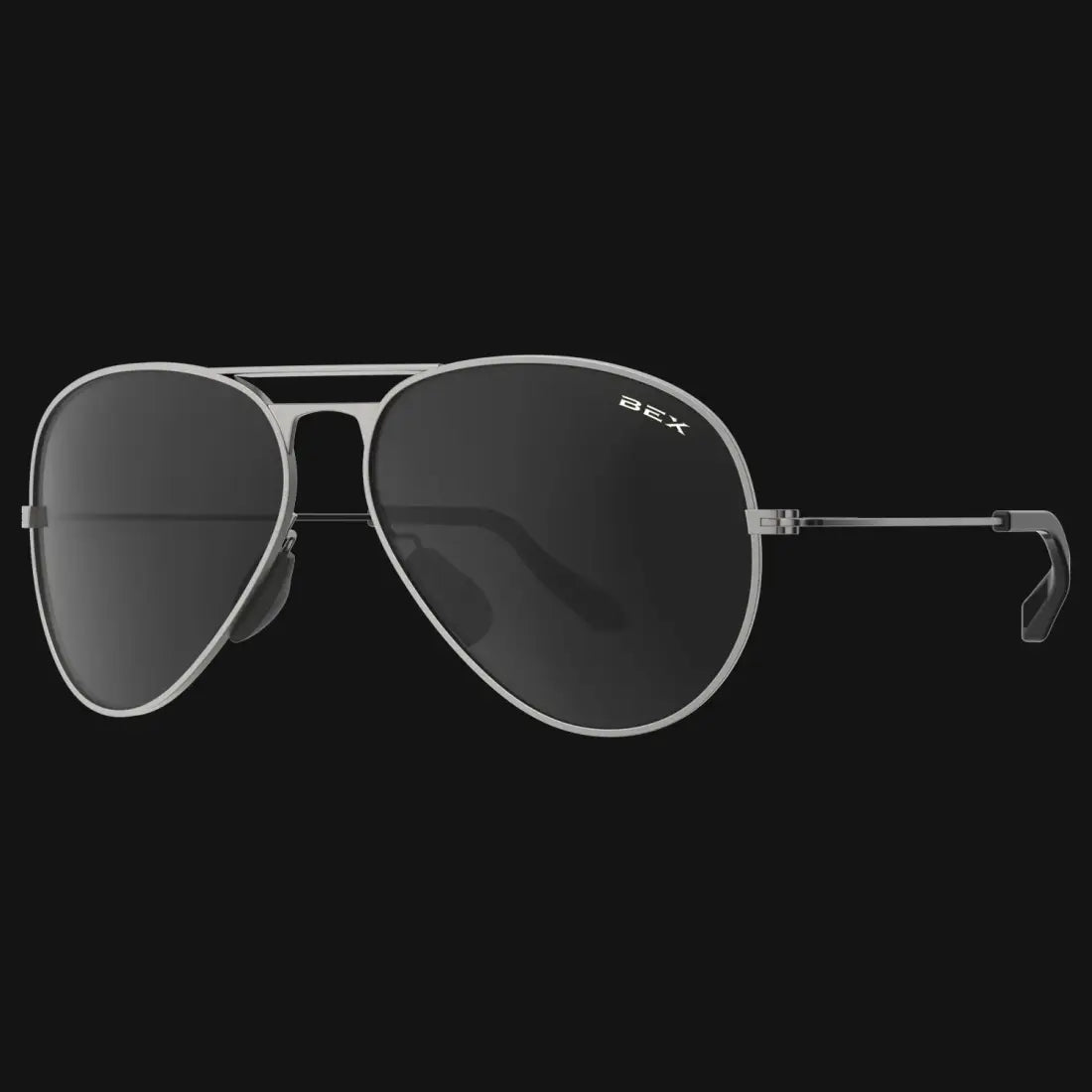 BEX Wesley Sunglasses Silver/Gray Sunglasses