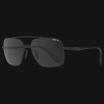 BEX Wing Sunglasses Matte Black/Gray Sunglasses