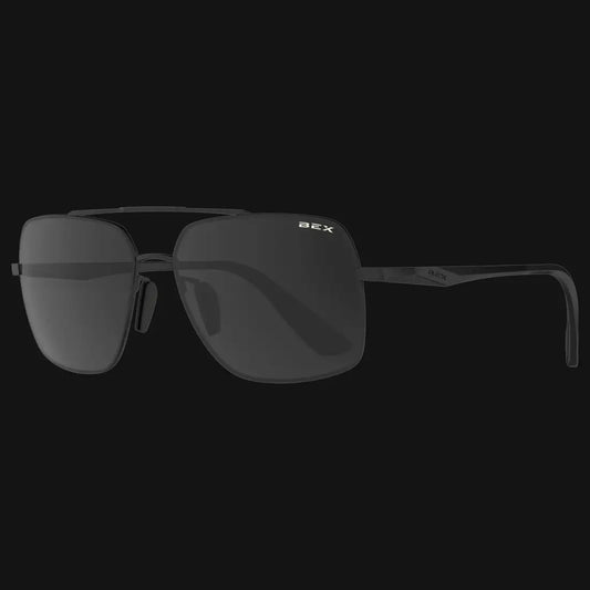 BEX Wing Sunglasses Matte Black/Gray Sunglasses