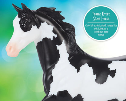 Breyer Freedom Series "Black Frame Overo Stock Horse"