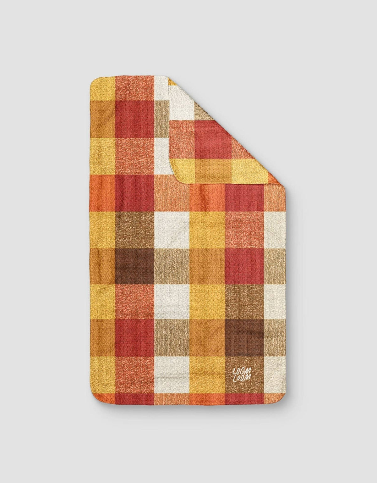 Blocky Plaid- Loom Loom Kitchen Tea Towel