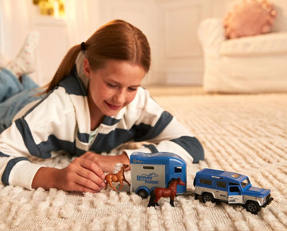 Breyer Die Cast Land Rover & Tag-A-Long Trailer Set