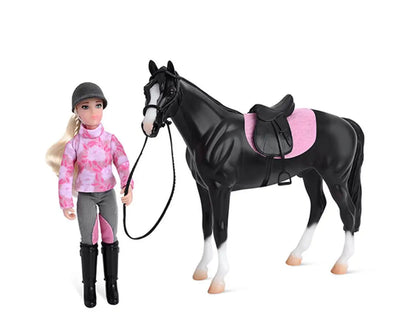 Breyer Freedom Series ’Logan and English Rider Lauren- Horse And Rider Set’ Breyer Toys