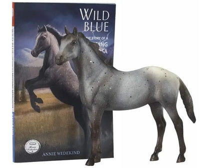 Breyer Freedom Series ’Wild Blue Book and Model Set’ Breyer Toys