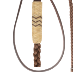 Cashel Adjustable Reins with Flat Braid Ends