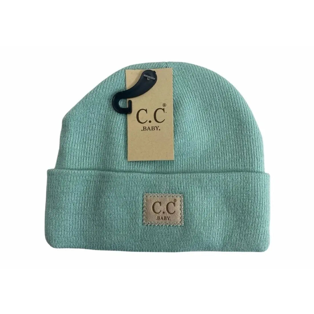 C.C Beanie BABY Classic Oversized Logo Beanie Mint Winter Hats
