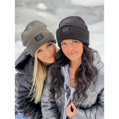 C.C Beanie Unisex Reflective Beanie Winter Hats