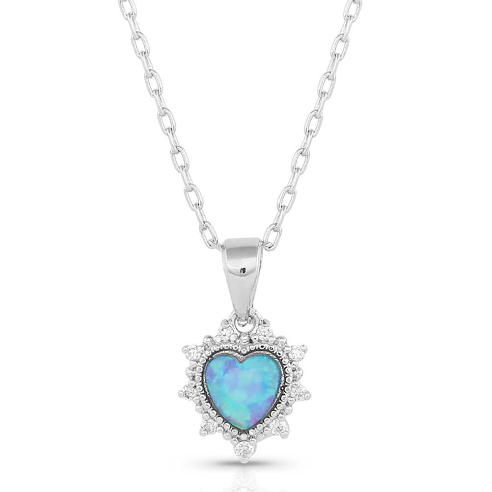 Montana Silversmith Royal Heart Opal Necklace