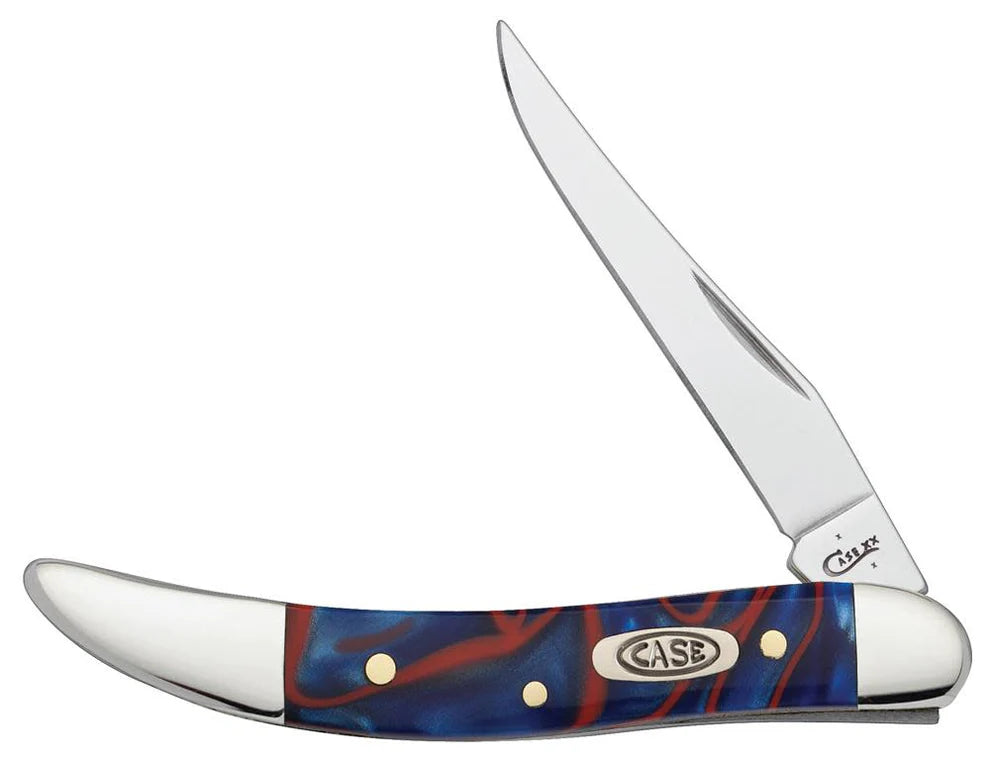 Case Patriotic Kirinite Smooth Small Texas Toothpick Knife