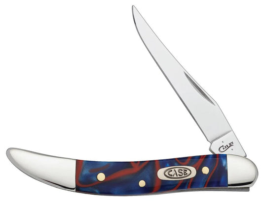 Case Patriotic Kirinite Smooth Small Texas Toothpick Knife