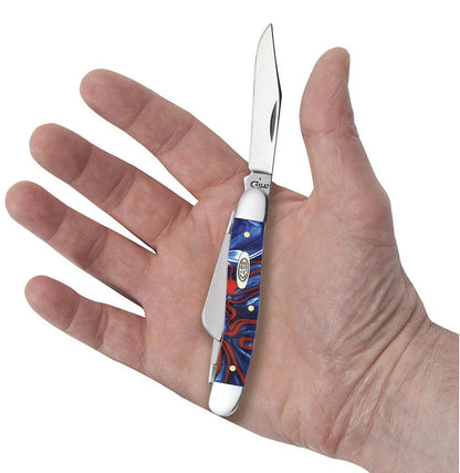 Case Smooth Patriotic Kirinite Medium Stockman Knife
