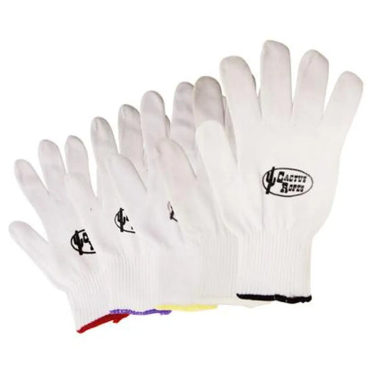 Cactus White Cotton Roping Gloves Rope Accessories