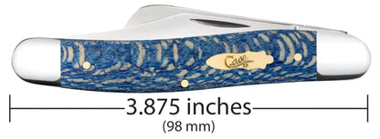 Case Smooth Blue Sycamore Wood Stockman Knife Knife