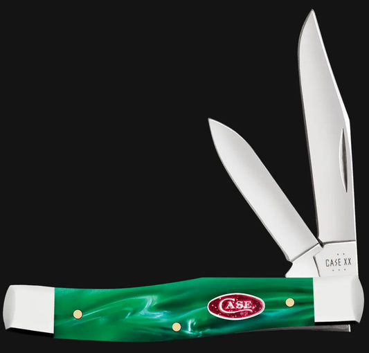 Case Smooth Green Pearl Kirinite Texas Jack Knife Knife