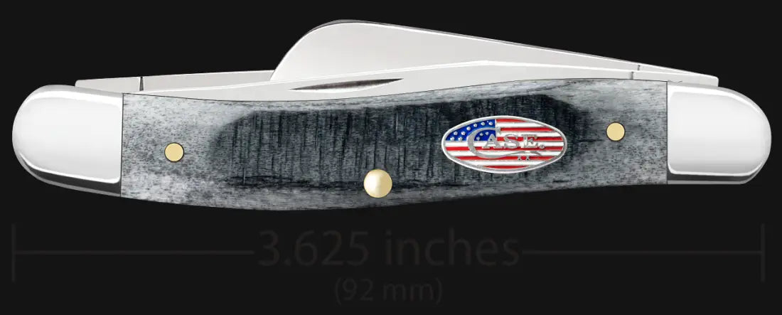 Case Stars & Stripes Gray Bone Medium Stockman Knife Knife