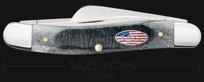 Case Stars & Stripes Gray Bone Medium Stockman Knife Knife