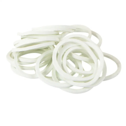Cashel Horse Braiding Rubber Bands White Grooming Accessory