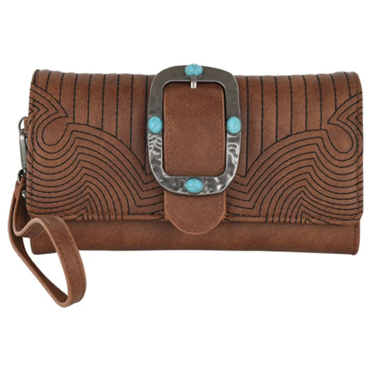 Catchfly Clutch Wallet w/ Wristlet Wallet