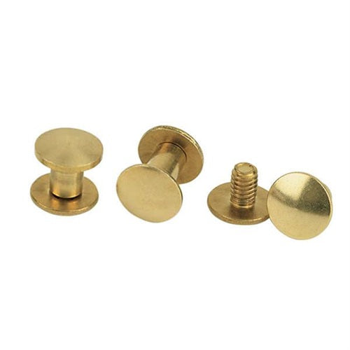 Weaver Chicago Screw Handy Pack - Solid Brass, Plain – Leanin' Pole Arena