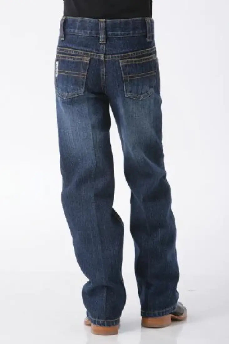 Cinch Boy’s Dark Wash White Label Jean 4R Boy’s Bottoms