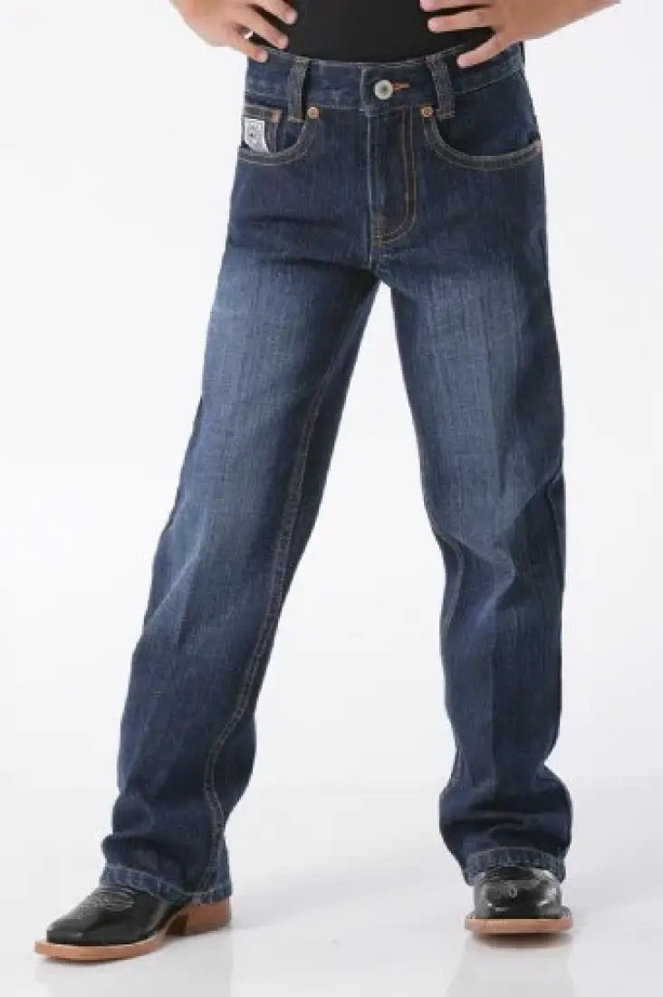 Cinch Boy’s Dark Wash White Label Jean Boy’s Bottoms