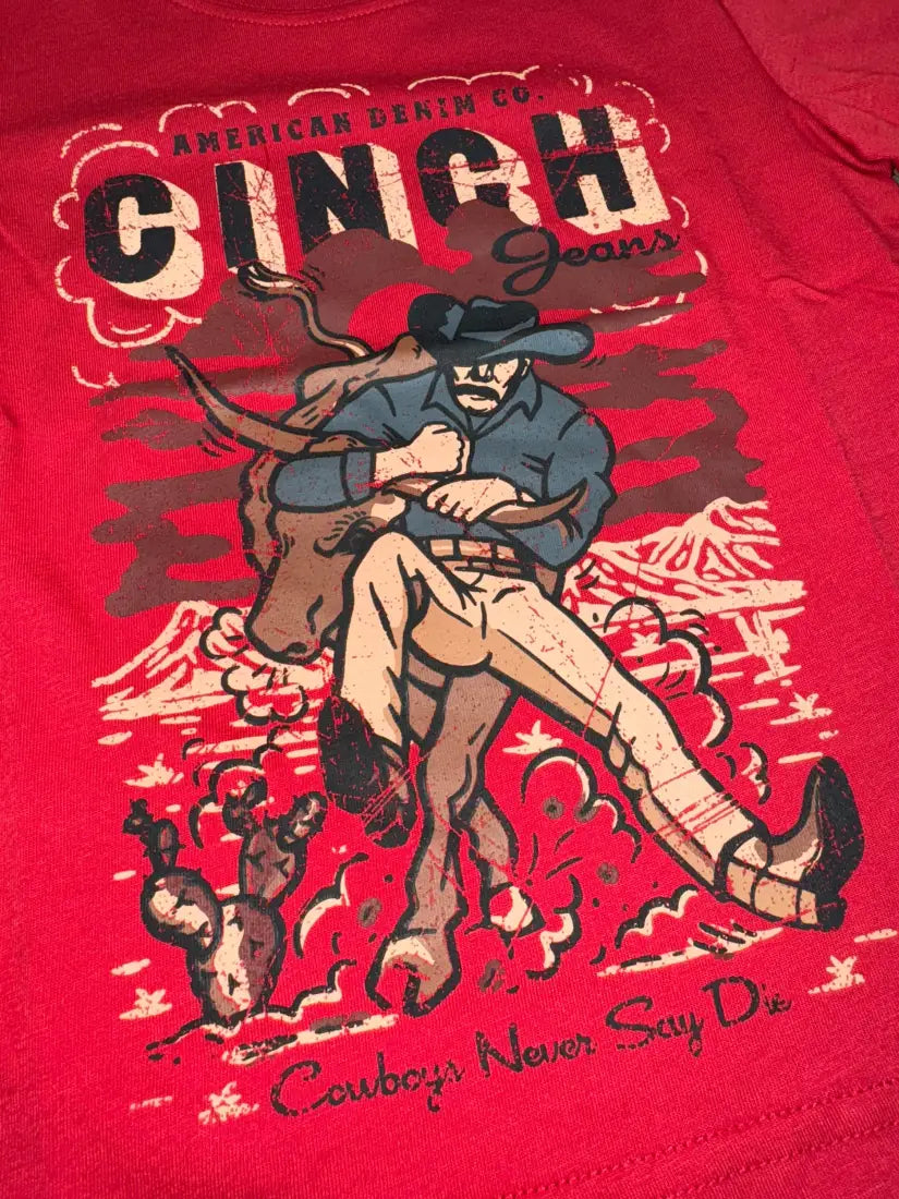 Cinch Boy’s Infant Red Bulldogger T-Shirt Boy’s Infant