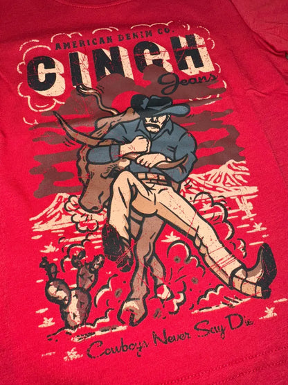 Cinch Boy’s Infant Red Bulldogger T-Shirt Boy’s Infant