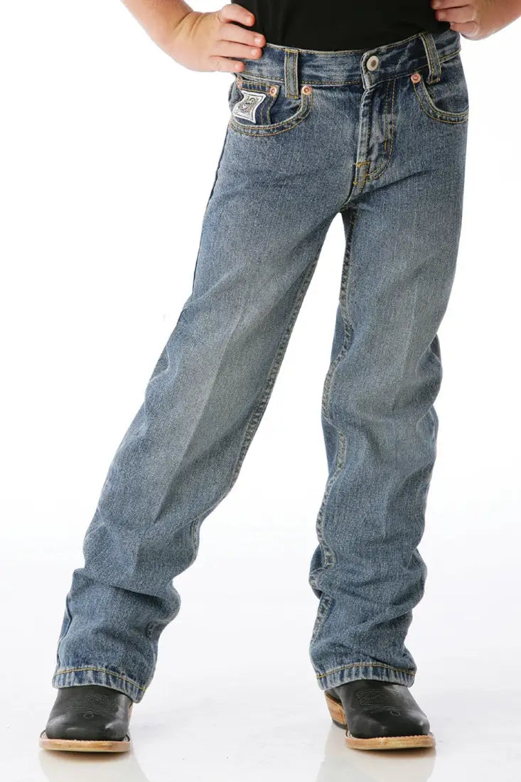 Cinch Boy’s Light Wash White Label Jean 4R Boy’s Bottoms